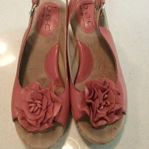 Boc wedge heels open toe sandals